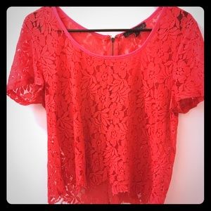 🙌 *LOWEST PRICE* Crop Lacey Top